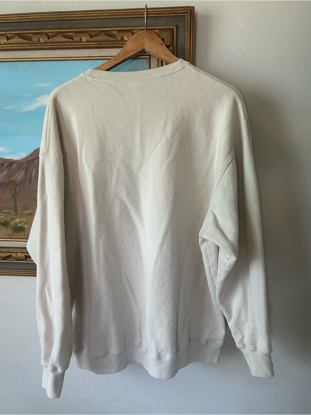 Hollister Cream Aspen Colorado V-Neck Sweatshirt - Picture 4 of 4